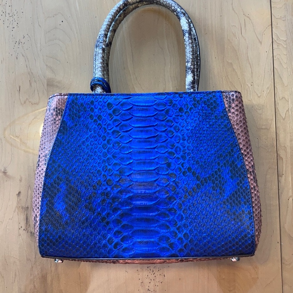 Python Skin Handbag/Shoulder Bag - Picture 9 of 9